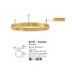 Lustre aplicate - Lustra/Plafoniera LED dimabila design circular MOTIF bronz 60cm