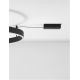 Lustre aplicate - Lustra/Plafoniera LED dimabila design circular MOTIF Black 80cm