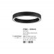 Lustre aplicate - Lustra/Plafoniera LED design slim circular STING Black 60cm