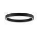 Lustre aplicate - Lustra/Plafoniera LED design slim circular STING Black 80cm