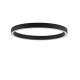 Lustre aplicate - Lustra/Plafoniera LED design slim circular STING Black 100cm