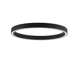 Lustre aplicate - Lustra/Plafoniera LED design slim circular STING Black 100cm