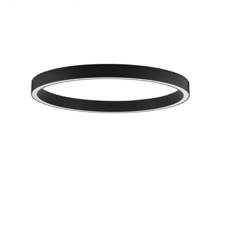 Lustre aplicate - Lustra/Plafoniera LED design slim circular STING Black 100cm