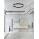 Lustre aplicate - Lustra/Plafoniera LED design slim circular STING Black 100cm