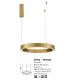 Pendule, Lustre suspendate - Lustra LED suspendata design circular STING Bronz 60cm