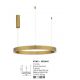 Pendule, Lustre suspendate - Lustra LED suspendata design circular STING Bronz 80cm