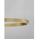Pendule, Lustre suspendate - Lustra LED suspendata design circular STING Bronz 100cm