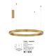 Pendule, Lustre suspendate - Lustra LED suspendata design circular STING Bronz 100cm