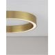 Lustre aplicate - Lustra/Plafoniera LED design slim circular STING Bronz 60cm