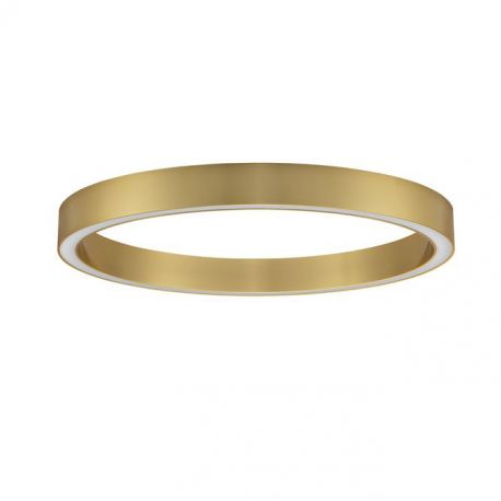 Lustre aplicate - Lustra/Plafoniera LED design slim circular STING Bronz 80cm