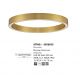Lustre aplicate - Lustra/Plafoniera LED design slim circular STING Bronz 80cm