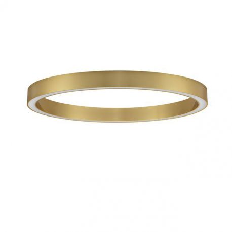 Lustre aplicate - Lustra/Plafoniera LED design slim circular STING Bronz 100cm