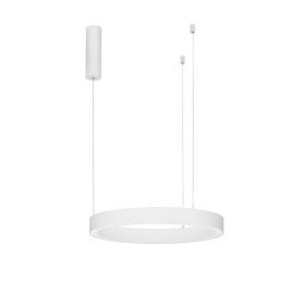 Pendule, Lustre suspendate - Lustra LED suspendata design circular STING White 60cm