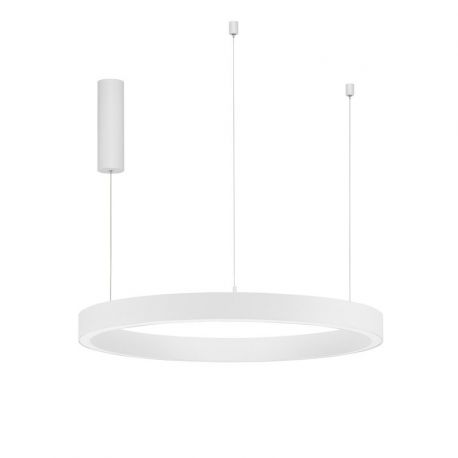 Pendule, Lustre suspendate - Lustra LED suspendata design circular STING White 80cm