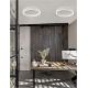 Lustre aplicate - Lustra/Plafoniera LED design slim circular STING White 60cm