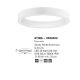Lustre aplicate - Lustra/Plafoniera LED design slim circular STING White 60cm