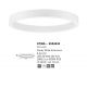 Lustre aplicate - Lustra/Plafoniera LED design slim circular STING White 80cm