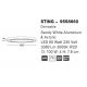 Lustre aplicate - Lustra/Plafoniera LED design slim circular STING White 100cm