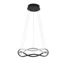 Lustra LED suspendata design modern JINAL Black 45cm