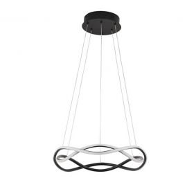 Pendule, Lustre suspendate - Lustra LED suspendata design modern JINAL Black 45cm