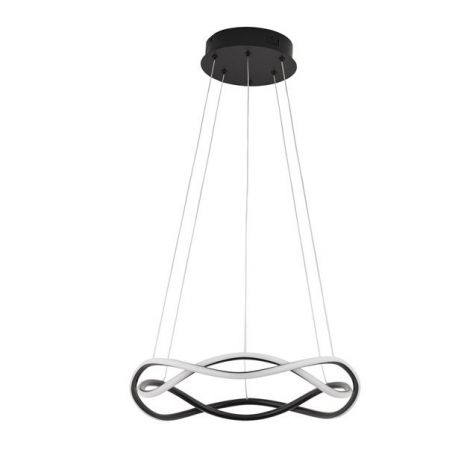 Pendule, Lustre suspendate - Lustra LED suspendata design modern JINAL Black 45cm