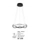 Pendule, Lustre suspendate - Lustra LED suspendata design modern JINAL Black 45cm