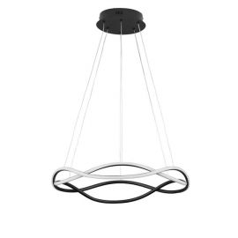 Pendule, Lustre suspendate - Lustra LED suspendata design modern JINAL Black 60cm