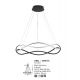 Pendule, Lustre suspendate - Lustra LED suspendata design modern JINAL Black 88cm