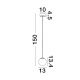 Pendule, Lustre suspendate - Pendul LED design modern NUVOLE