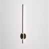 Aplica LED design modern minimalist CLOCK neagra