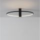 Plafoniere - Lustra/Plafoniera LED ajustabila design modern GARVE Black 60cm