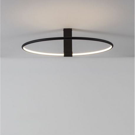 Plafoniere - Lustra/Plafoniera LED ajustabila design modern GARVE Black 60cm