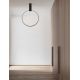 Plafoniere - Lustra/Plafoniera LED ajustabila design modern GARVE Black 40cm