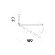 Plafoniere - Lustra/Plafoniera LED ajustabila design modern GARVE White 60cm