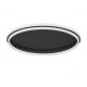 Lustra/Plafoniera LED design modern WILLOW Black 60cm