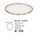 Plafoniere - Lustra/Plafoniera LED design modern WILLOW Gold 60cm