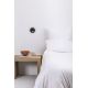 Spoturi tavan fals - Spot incastrabil cu reader LED directionabil CLICK Black