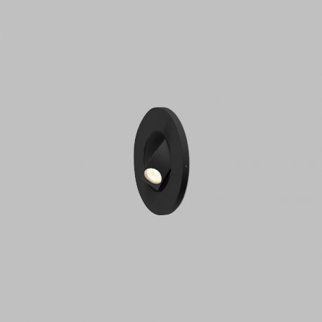 Spoturi tavan fals - Spot incastrabil cu reader LED directionabil CLICK Black
