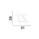 Plafoniere - Lustra/Plafoniera LED design modern WILLOW Black