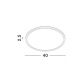 Plafoniere - Plafoniera LED design slim DIXIE 40cm