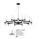 Pendule, Lustre suspendate - Lustra XL suspendata design modern CENTURY D120cm