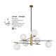 Pendule, Lustre suspendate - Lustra suspendata design modern GITCHI 6L