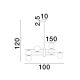Pendule, Lustre suspendate - Lustra suspendata design modern GITCHI 6L