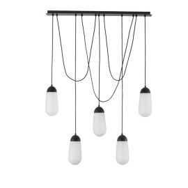 Pendule, Lustre suspendate - Lustra cu 5 Pendule design minimalist BLAKY