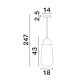 Pendule, Lustre suspendate - Pendul design modern minimalist BLAKY