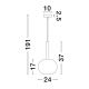 Pendule, Lustre suspendate - Lustra/Pendul design decorativ modern AMELIA