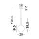 Pendule, Lustre suspendate - Lustra/Pendul design decorativ modern AMELIA