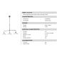 Pendule, Lustre suspendate - Lustra cu 3 brate Tabia