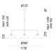 Pendule, Lustre suspendate - Lustra cu 3 brate Tabia