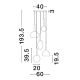 Pendule, Lustre suspendate - Lustra suspendata design decorativ modern AMELIA 5L